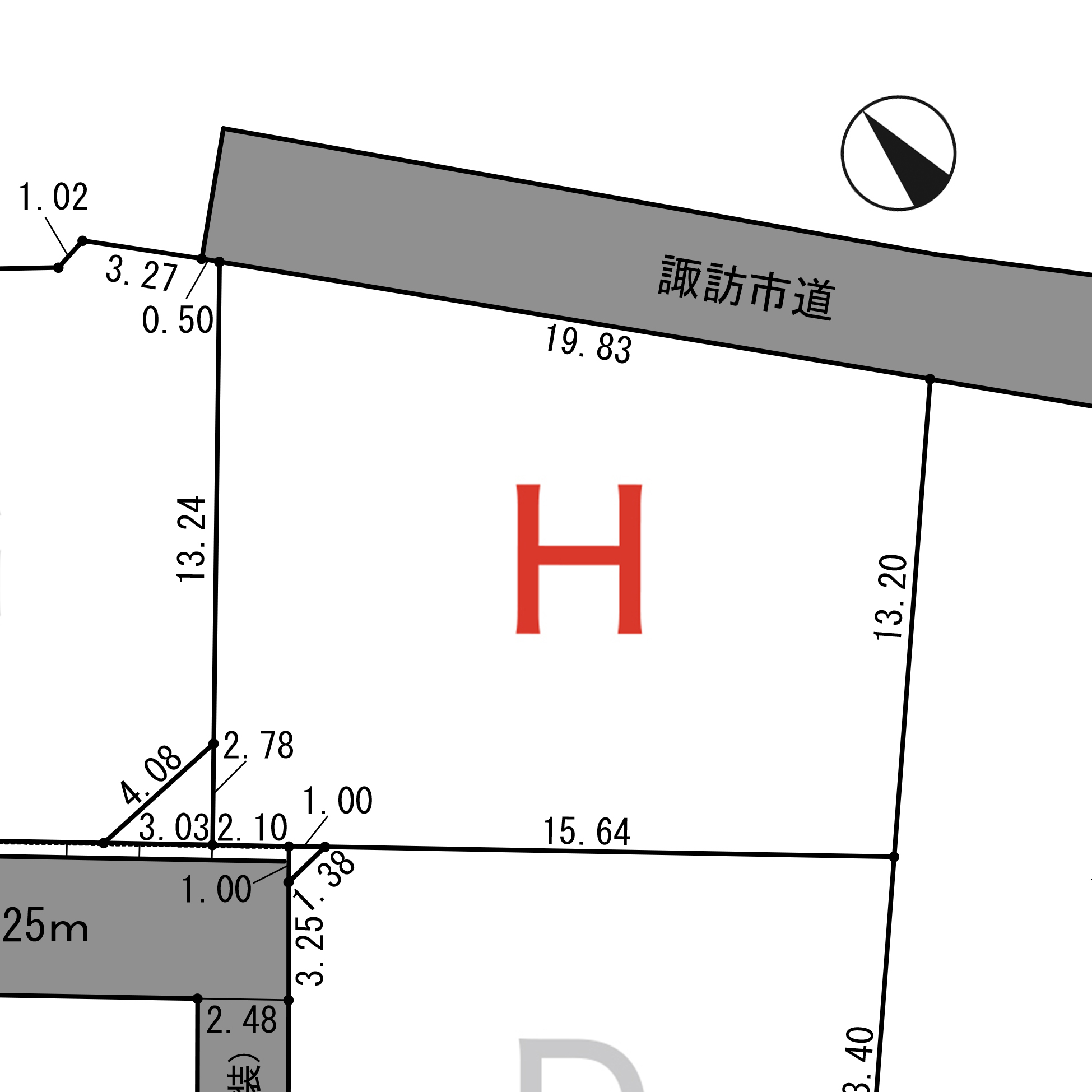 諏訪市湖南大熊 H区画